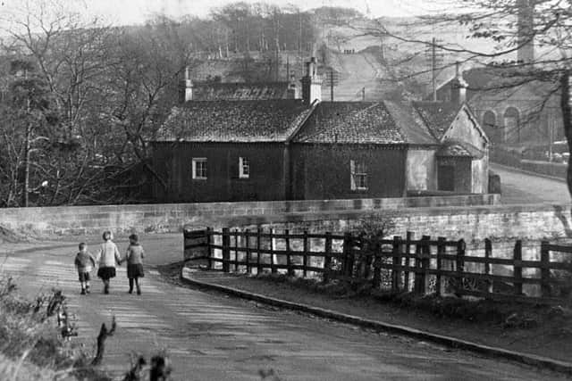 The road to Shieldhill south of Glen Village with Callendar Brick Works on the right. Pic: Contributed
