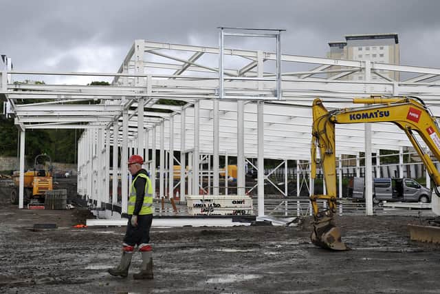 A recruitment drive has been launched for the new Lidl store being built in Kemper Avenue, Falkirk. Picture: Michael Gillen.