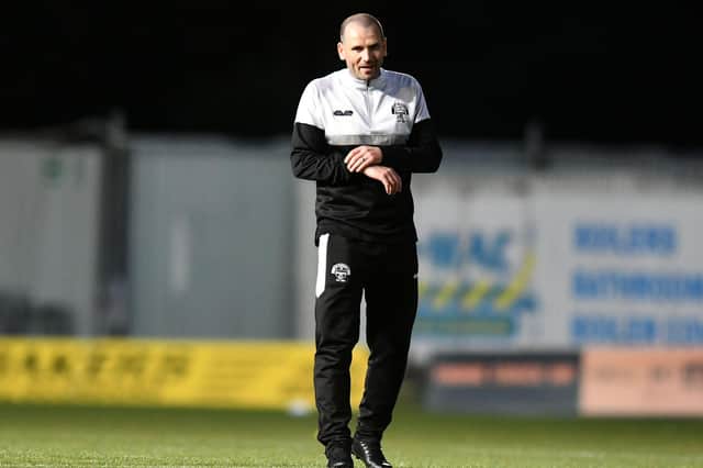 East Stirlingshire manager Derek Ure has had a busy few days of player recruitment (Pic by Michael Gillen)