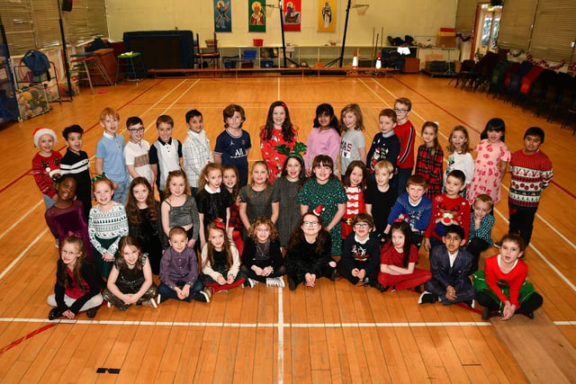 Sacred Heart Primary's P3 and P4 Christmas party.  Pictures: Michael Gillen.