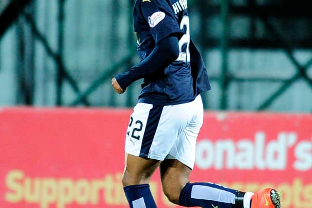 Myles Hippolyte netted his first Falkirk goal in a famous 3-2 comeback win over Rangers