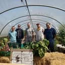 Last year Falkirk’s Association for Mental Health (FDAMH) received a grant and bought long-lasting tools to help with their work at Kinneil walled garden. Pic: Contributed