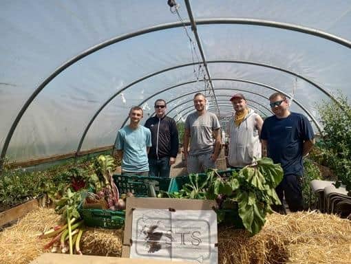 Last year Falkirk’s Association for Mental Health (FDAMH) received a grant and bought long-lasting tools to help with their work at Kinneil walled garden. Pic: Contributed