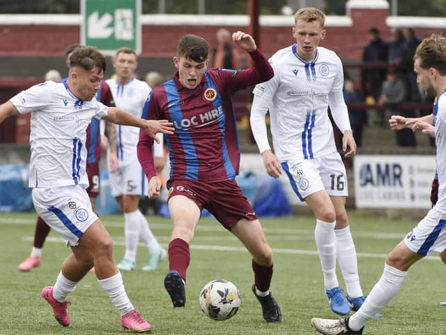 Ayr United loanee Scott Tomlinson in action (Photo: Alan Murray)
