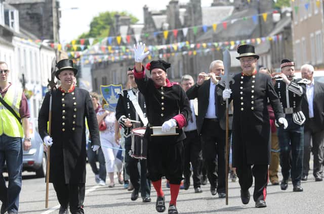 Crying of the Marches, 2015, Linlithgow, High Street, West Lothian, Pic by Alan Murray.
