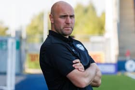 East Stirlingshire manager Pat Scullion surveys last weekend's 3-2 home defeat to Berwick Rangers (Pics Mark Ferguson)