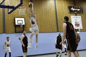 Recent Falkirk Fury signing Murray Hendry scored 17 points against St Mirren in the 96-80 defeat at home on Friday night (Photo: Alex Johnson)