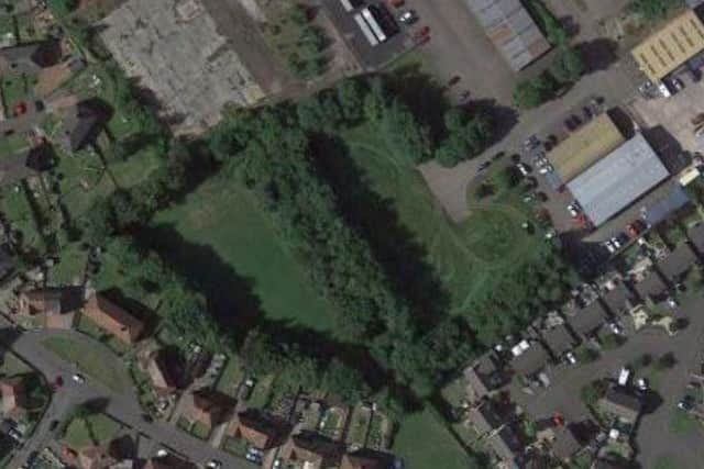 Aerial view of Murnin Road Industrial Estate in Bonnybridge