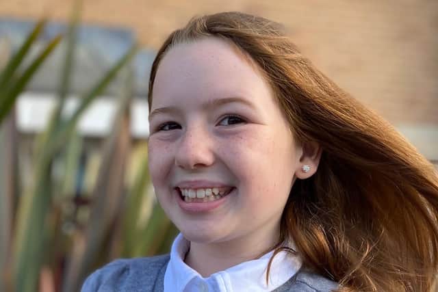 Larbert Village Primary School pupil Ellie Toms (10) will soon be a telly star