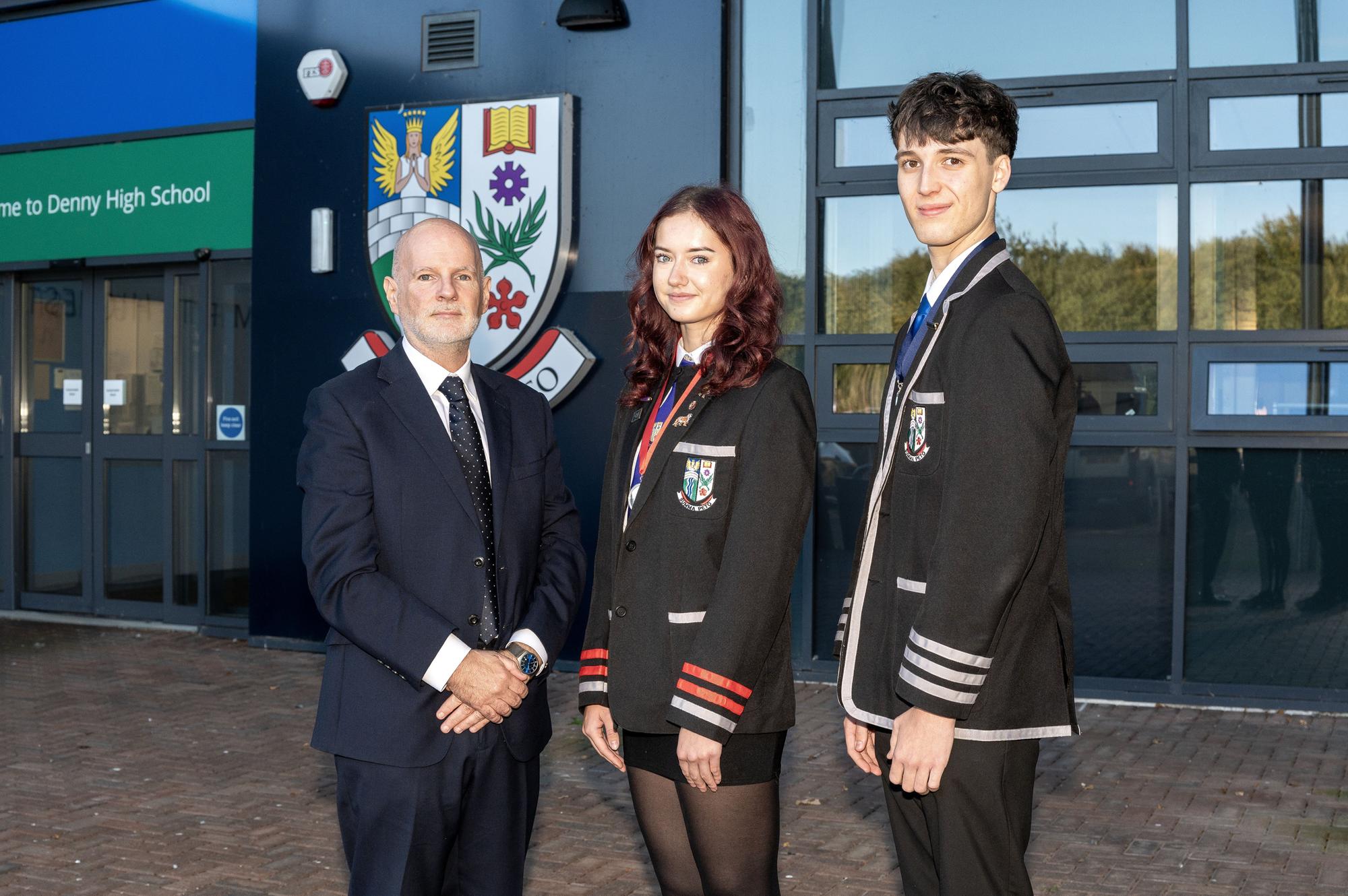 Denny High School recognises pupils' hard work at senior prizegiving