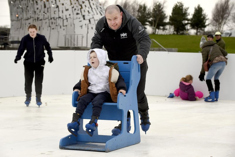 In pictures Skating rink opens at Falkirk's Helix Park