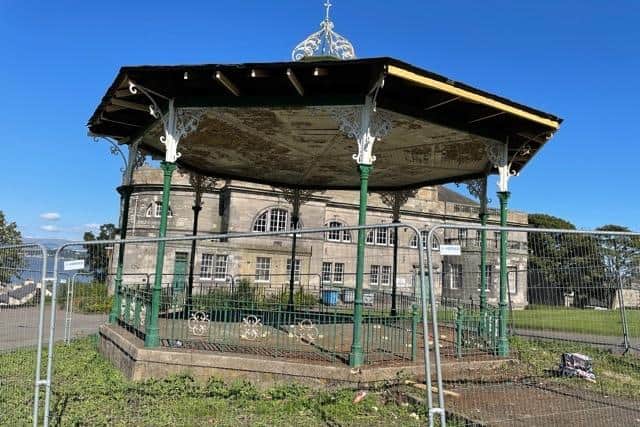 It is hoped the works in Glebe Park will prevent the bandstand from deteriorating any further