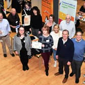 The funders fayre took place in Larbert's Dobbie Hall