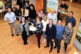 The funders fayre took place in Larbert's Dobbie Hall