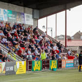 Stenhousemuir had a sold out crowd of 380 supporters inside Ochilview on Saturday (Pics: Scott Louden)