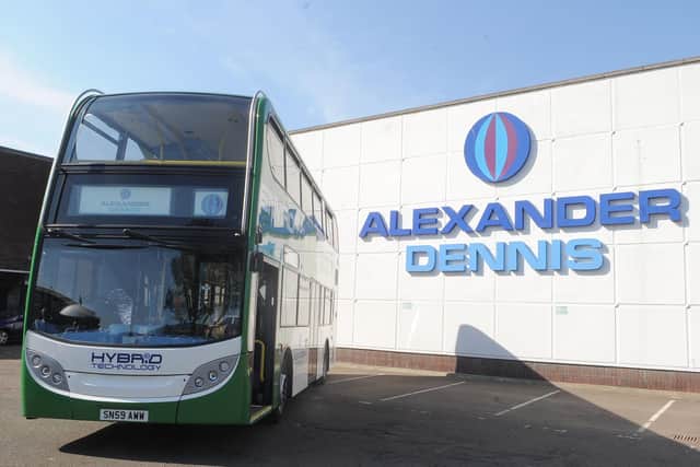 Alexander Dennis Ltd has announced it will be restructuring its business in Camelon which could place up to 650 jobs at risk