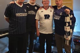 Punk band Bladdered teamed up with lifelong Bairns fans to record the new song (Picture: Submitted)