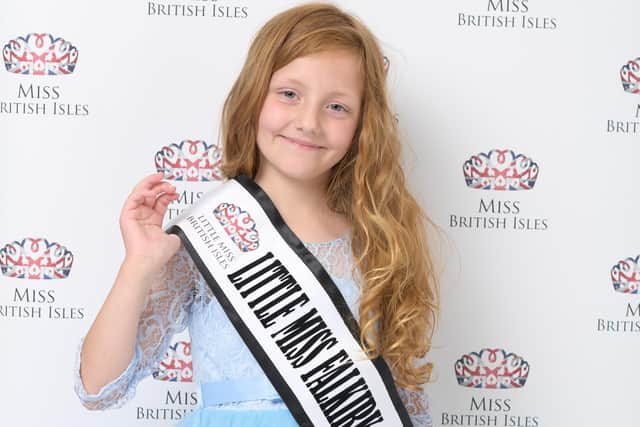 Charlotte Flynn (8) will be heading south for the final of the Little Miss British Isles competition