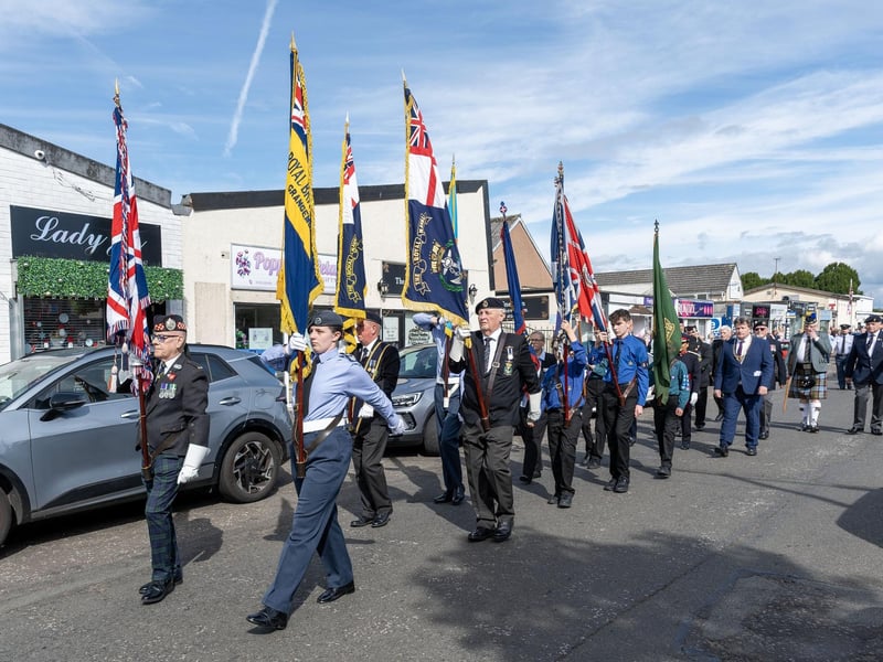 A proud sight for sure on the streets and roads of Grangemouth