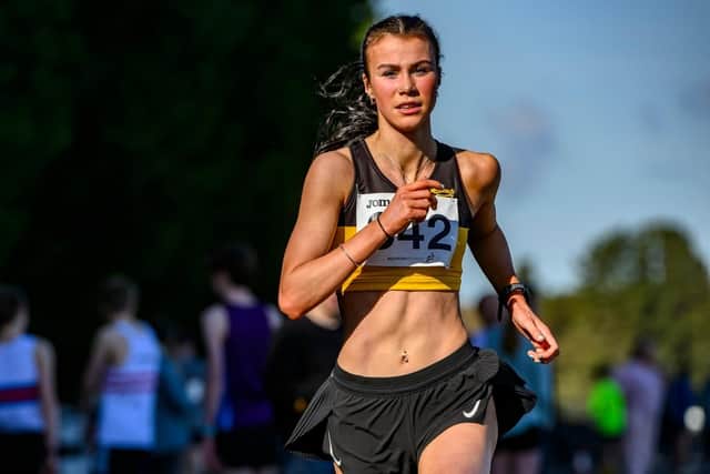 Vics' Isabella Ogg in action (Photo: Bobby Gavin/Scottish Athletics)