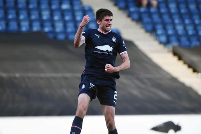 Falkirk full back Ryan Williamson has signed a pre-contract with Montrose (Pics by Michael Gillen)