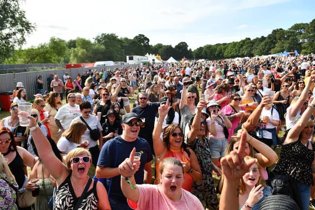 The crowd were ready to party as the festival marks ten years since the first event took place.