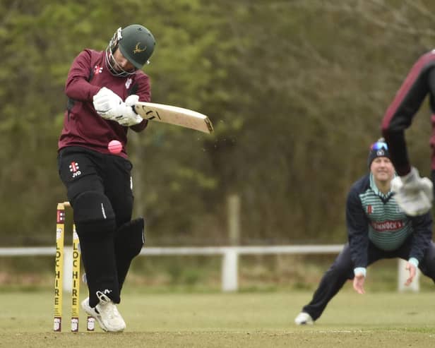 Stenhousemuir cricket club stock image, campaign 2022/23 (Picture: Alan Murray)
