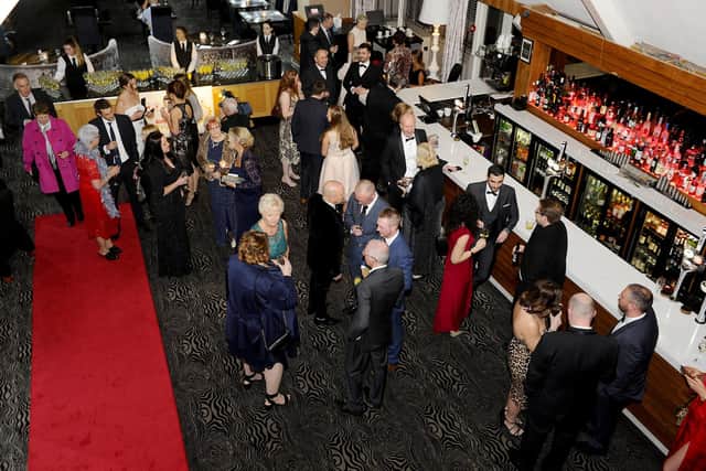 Drinks reception at a busy function (Pic: Michael Gillen)