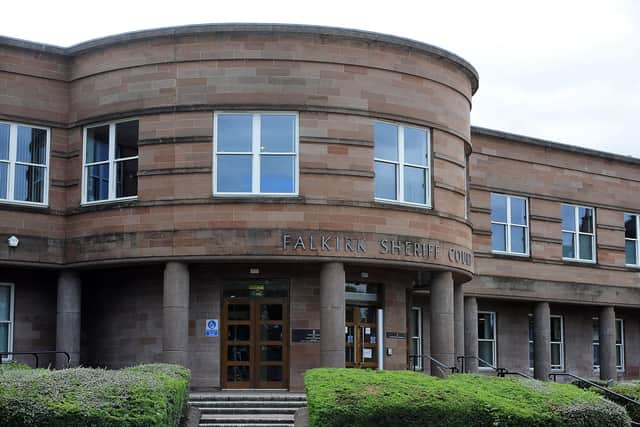 Robert Williamson had been due to appear at Falkirk Sheriff Court last week. Picture: Michael Gillen.