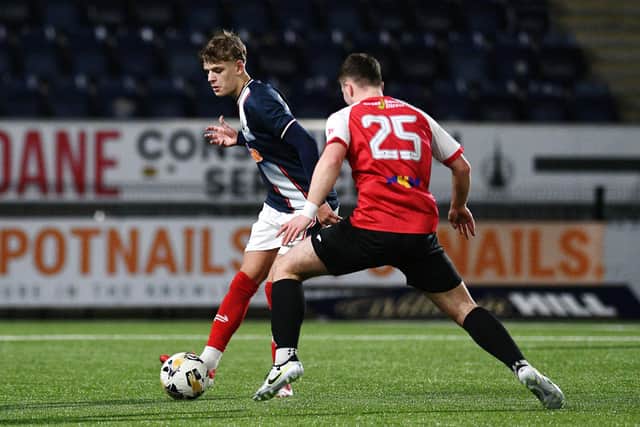 Caelan McCrone was one of the five youngsters who started the tie (Photo: Michael Gillen)