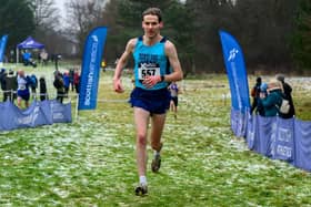 Vics’ Scott Stirling recently finished third in the senior men’s race at the Scottish inter-district cross-country championships (Picture by Bobby Gavin/Scottish Athletics)