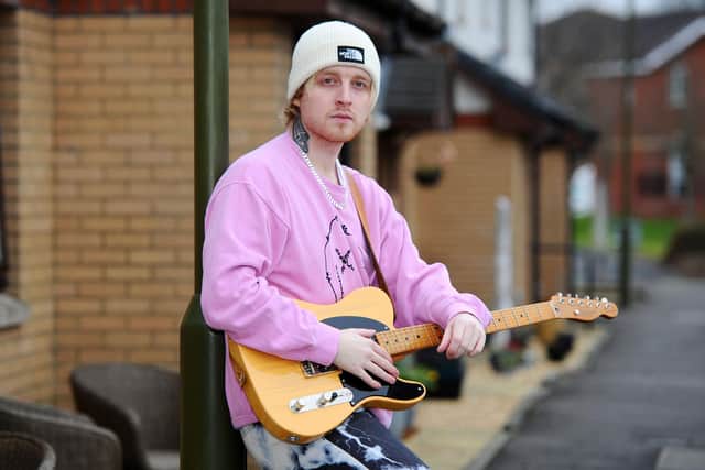 New Carron man Craig Eddie has rocketed up the charts since winning The Voice 2021. Picture: Michael Gillen.
