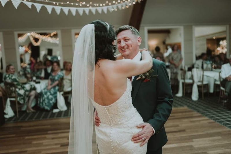 Sarah, who is a senior learning advisor at the National Trust for Scotland and is originally from Banknock, said they were lucky with the weather and that “Loch Lomond felt just like the Italian lakes on such a beautiful day.  No surprises that our first dance was ‘At Last’.”