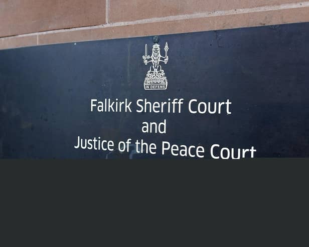 Buckie appeared at Falkirk Sheriff Court(Picture: Michael Gillen)