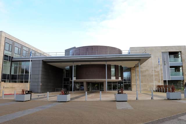 McFarlane appeared at the High Court in Livingston. Pic: Lisa Ferguson