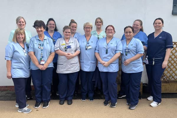 Staff at FVRH ward 4 are in the running for the Top Team title at this year's Scottish Health Awards
(Picture: Submitted)