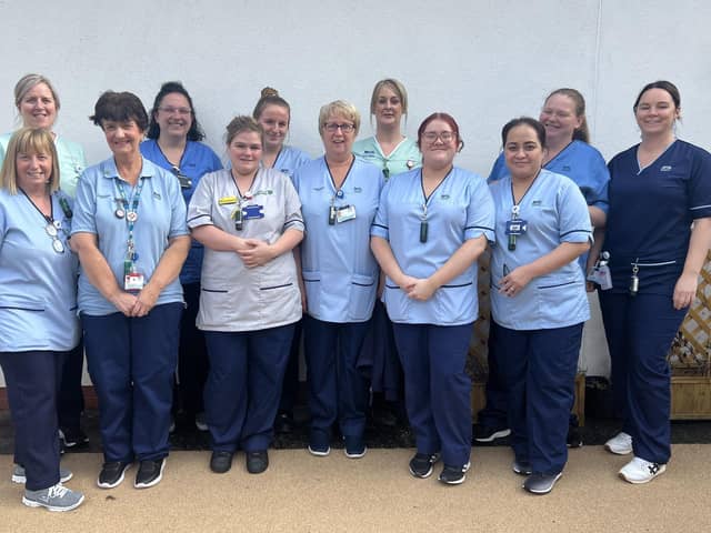 Staff at FVRH ward 4 are in the running for the Top Team title at this year's Scottish Health Awards
(Picture: Submitted)