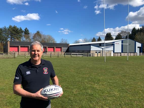 Ken Richardson, president and chairman of Linlithgow Rugby Club.