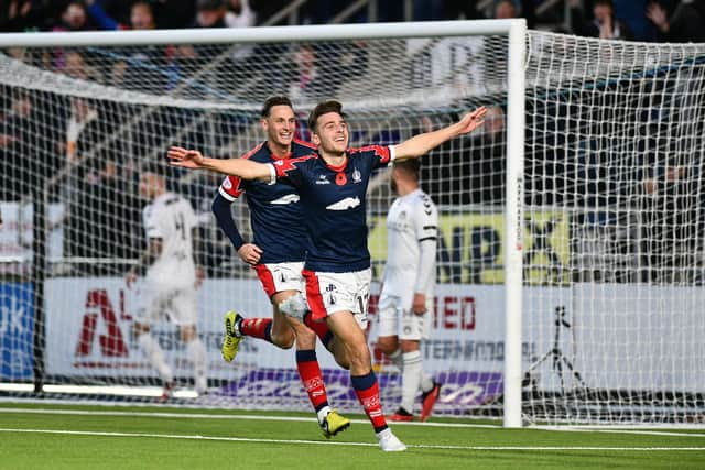 11-11-2023. Picture Michael Gillen. FALKIRK. Falkirk Stadium. Falkirk FC v Edinburgh City FC. Season 2023 - 2024. Matchday 13. SPFL cinch League One.:.