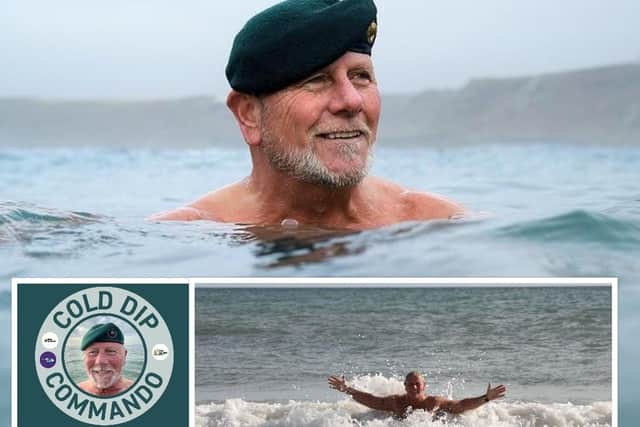 Tim Crossin, also known as the Cold Dip Commando, will be bringing his challenge to South Queensferry tomorrow, taking the plunge around 1pm. Don't miss it!