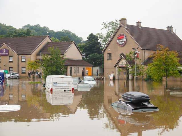 Floods hit the Cadgers Brae Brewer's Fayre back in 2020, now the restaurant has been closed for good by owners Whitbread (Picture: Scott Louden, National World)