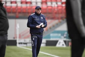 Falkirk boss John McGlynn was left frustrated by his side's 0-0 draw against Clyde on Saturday (Pictures by Alan Murray)