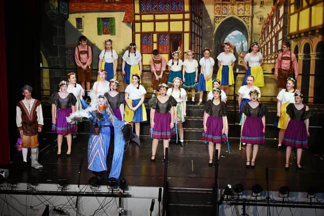 Grangemouth Town Hall stage needs a £45,000 renovation but Young Portonians, seen here in last year's panto Hansel and Gretel, will have this year's pantomime go-ahead