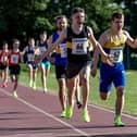 Falkirk Vics' star Ray Taylor hit a new personal best in his excellent sub two-minute showing (Pics: Bobby Gavin/Scottish Athletics)
