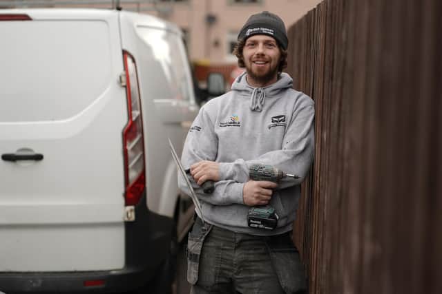 Apprentice Raymond Stirling (28) is a finalist in this year’s Screwfix Trade Apprentice competition