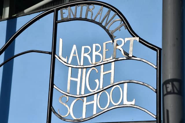 Larbert High School has introduced a new policy on mobile phones. Pic: Michael Gillen