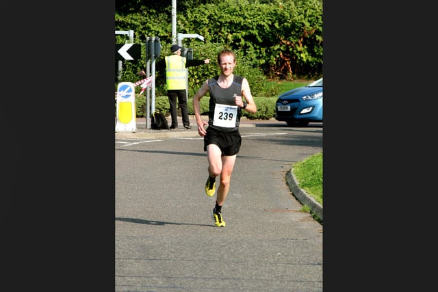 One of the early finishers.