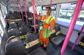 Life on the buses has changed during the coronavirus crisis