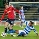 Luke Graham on the ball during Falkirk's 2-0 win at Greenock Morton last Friday night (Photo: Mark Scates/SNS Group)