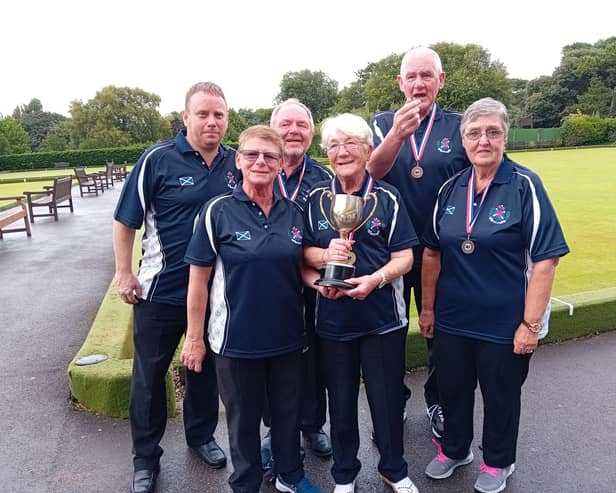 Forth Valley Visually Impaired Bowling Club received £2500 from Aldi's Scottish Sports Fund in 2023.(Picture: Submitted)